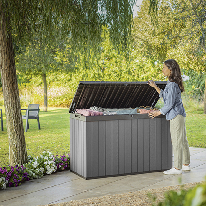 Curver Cutie de depozitare pentru grădină Darwin 662L gri [4]