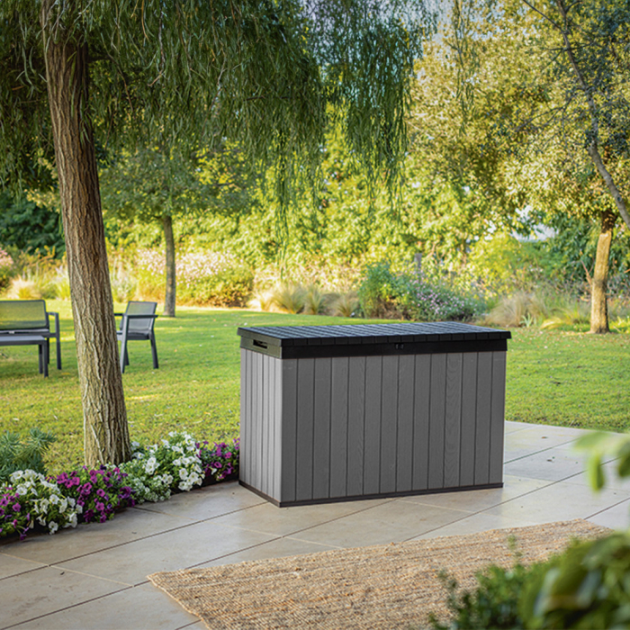 Curver Cutie de depozitare pentru grădină Darwin 662L gri [2]