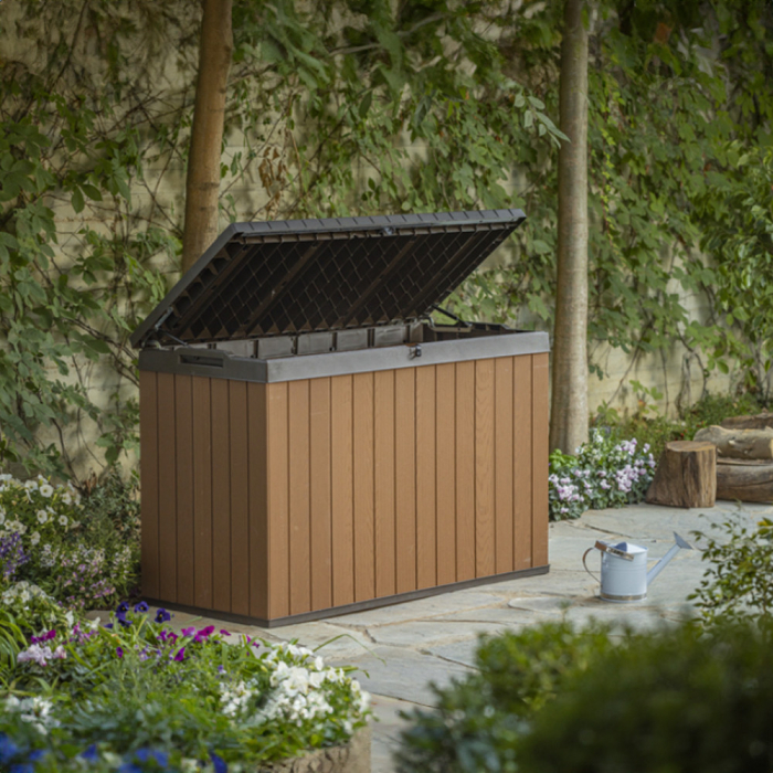 Curver Cutie de depozitare pentru grădină Darwin 662L maro [2]