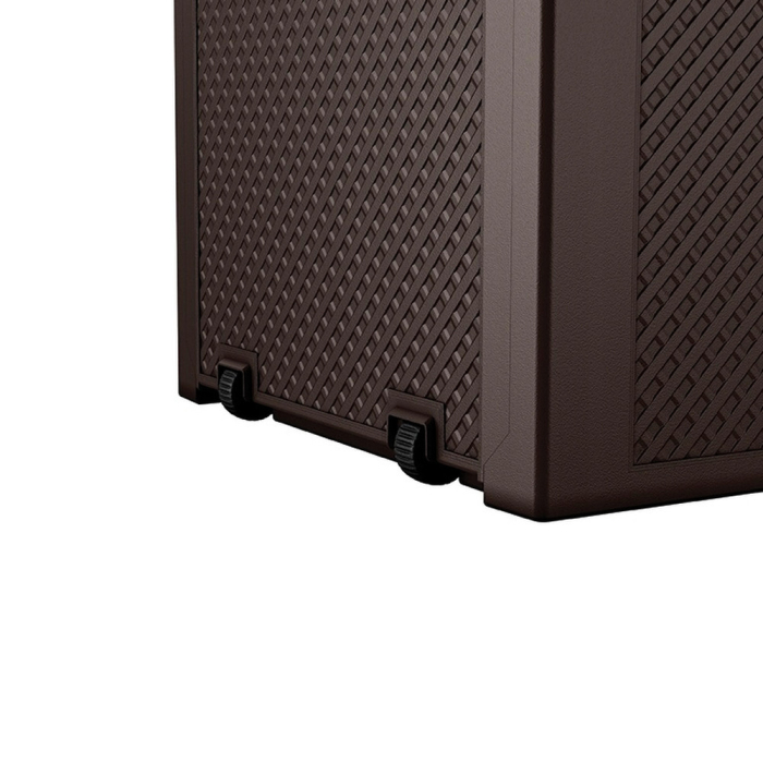 Curver Cutie de depozitare pentru grădină din plastic Emily 270L, maro [4]