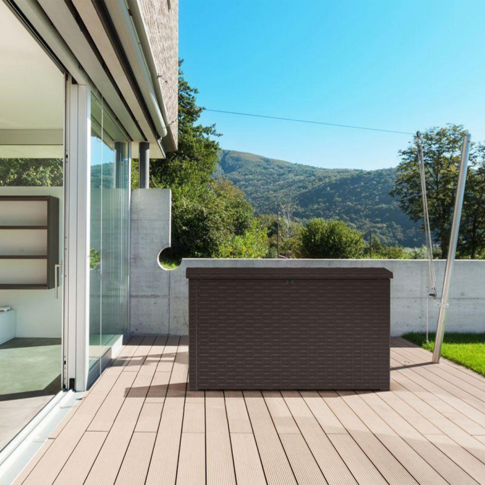 Curver Cutie de grădină din ratan artificial Java box 850L [3]