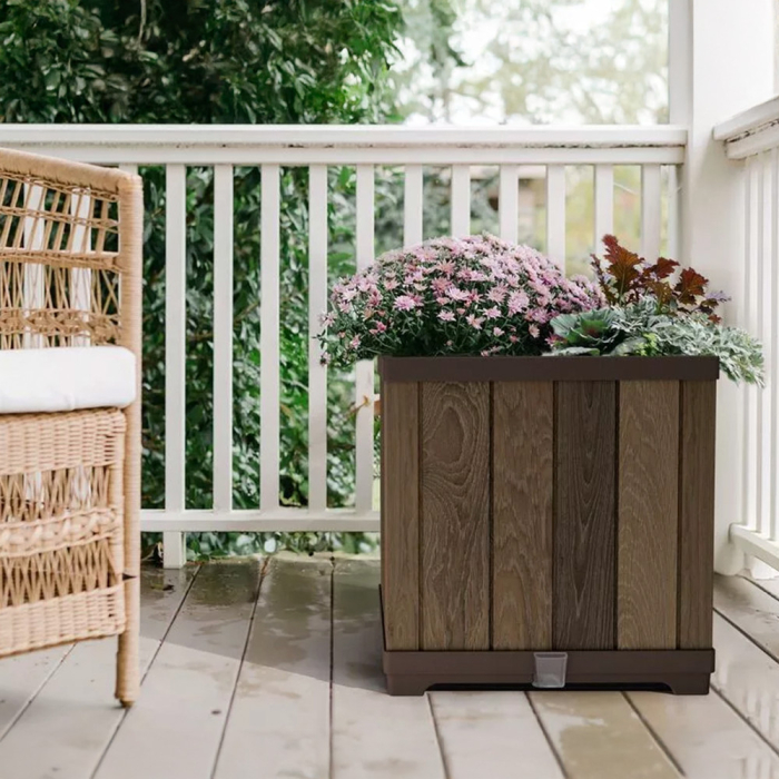 Curver Cutie decorativă pătrată din plastic pentru flori, 61 L [4]