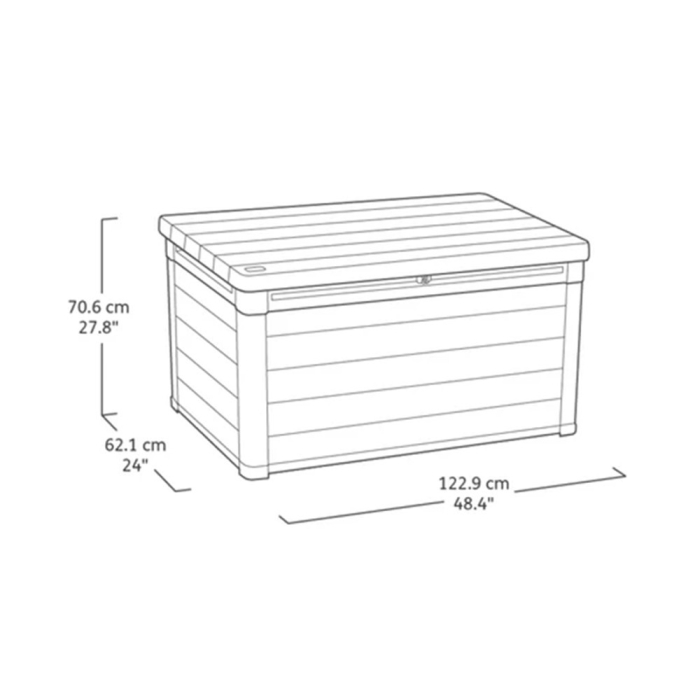 Curver Denali duotech ladă de grădină din plastic 380 L [3]