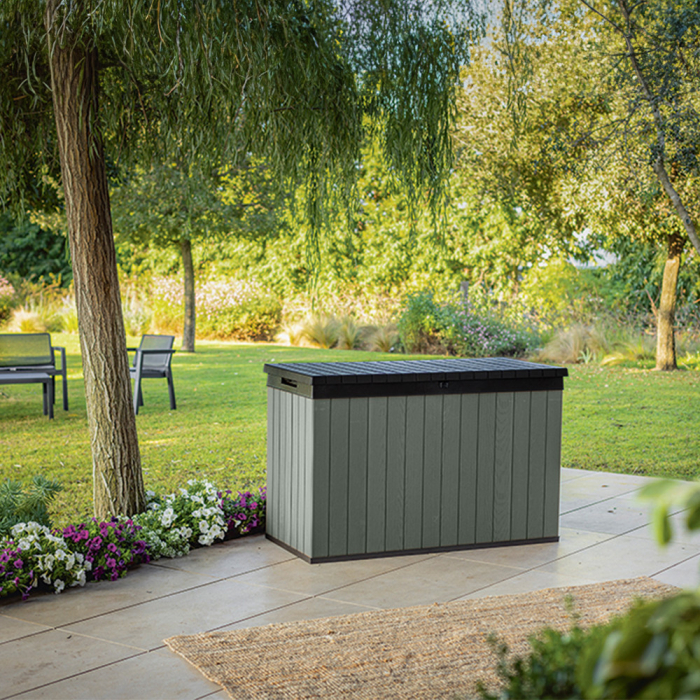 Curver Depozitare de grădină Darwin cu separator 662L verde [2]