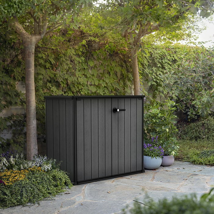 Curver Depozitare de grădină din plastic Cortina Bella gri [2]