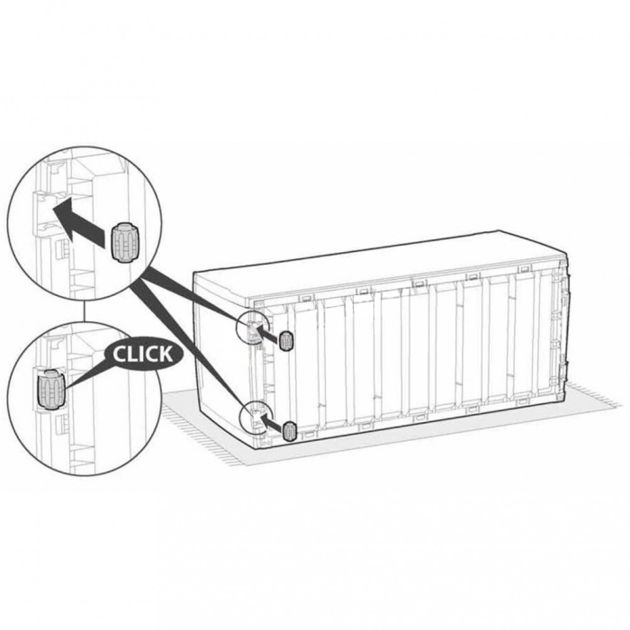 Curver Depozitare în grădină Capri [2]