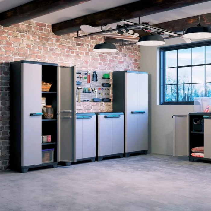 Curver Dulap din plastic Linear Base negru-gri [7]