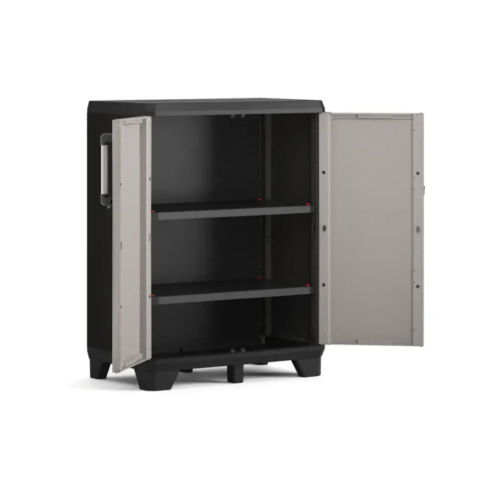 Curver Dulap din plastic Pro Base gri-negru [3]