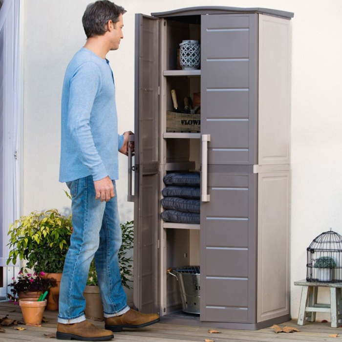 Curver Dulap înalt de depozitare pentru grădină Boston [4]