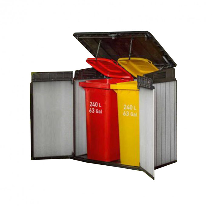 Curver Elit store depozitare grădină plastic gri/grafit [4]