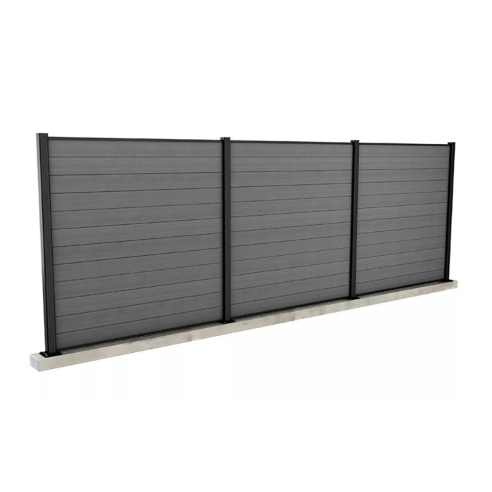 Curver Fence evotech plastic lemn cereale gard panou pachet gri [5]