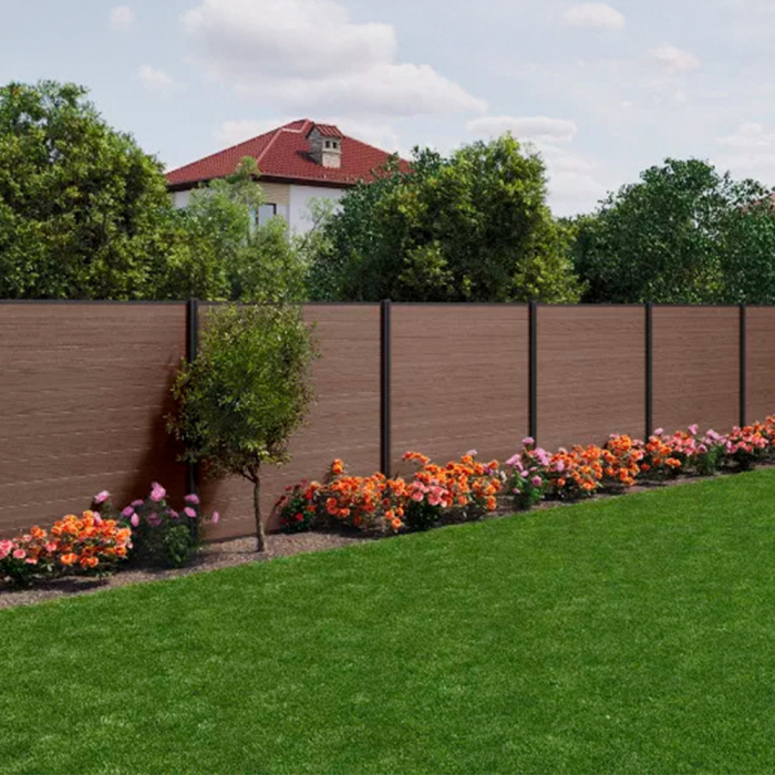 Curver Fence evotech plastic lemn cereale gard panou pachet maro [2]