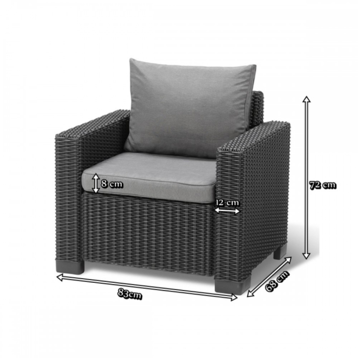 Curver Fotoliu de grădină California Duo [2]