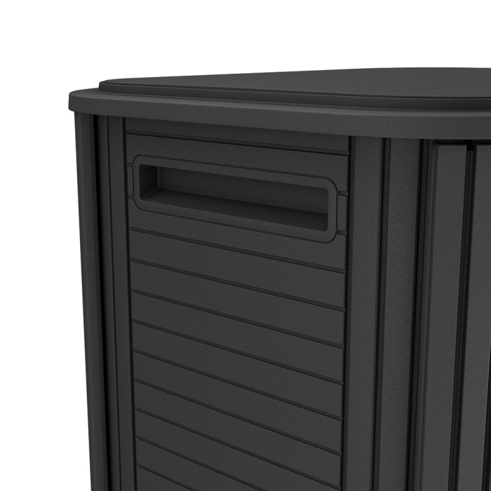 Curver Garden luxe plastic în aer liber dulap blocabil gri [6]