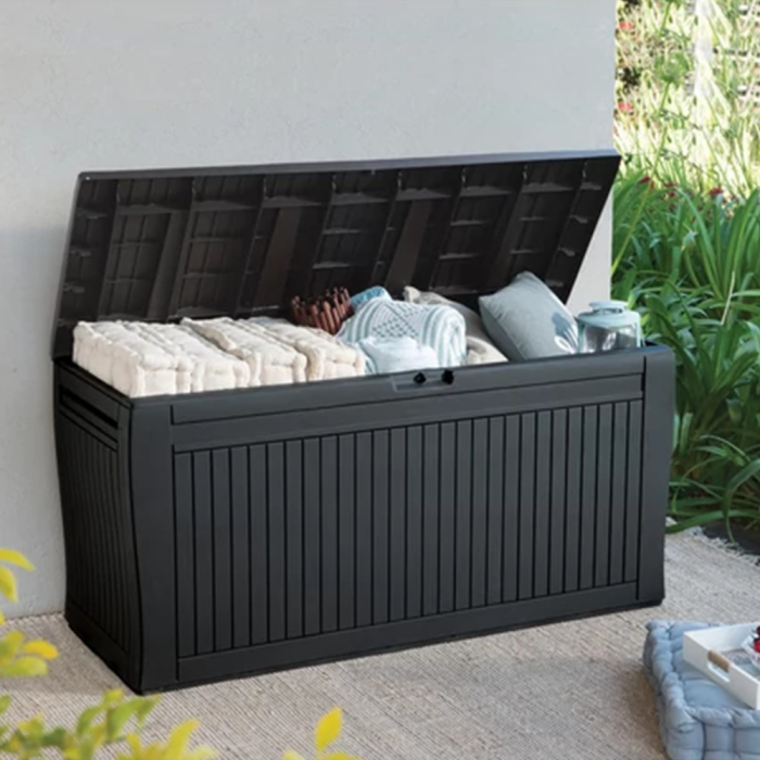 Curver Ladă confortabilă din plastic pentru grădină 270 L [4]