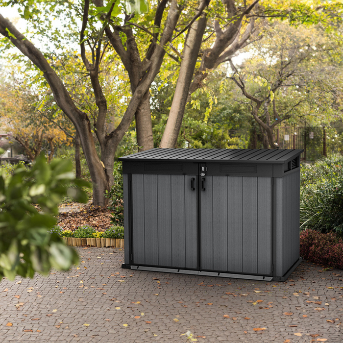 Curver Ladă de grădină din plastic Cortina Mega gri [2]