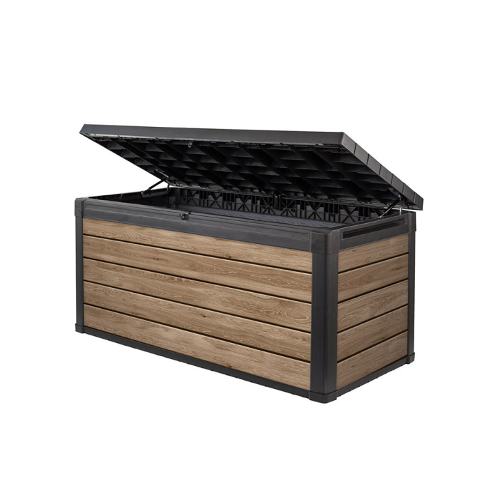 Curver Ladă de grădină din plastic Decocoat 570 l lemn de frasin [4]