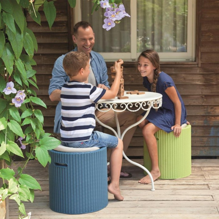Curver Masă de cafea Cool Stool, grafit [3]