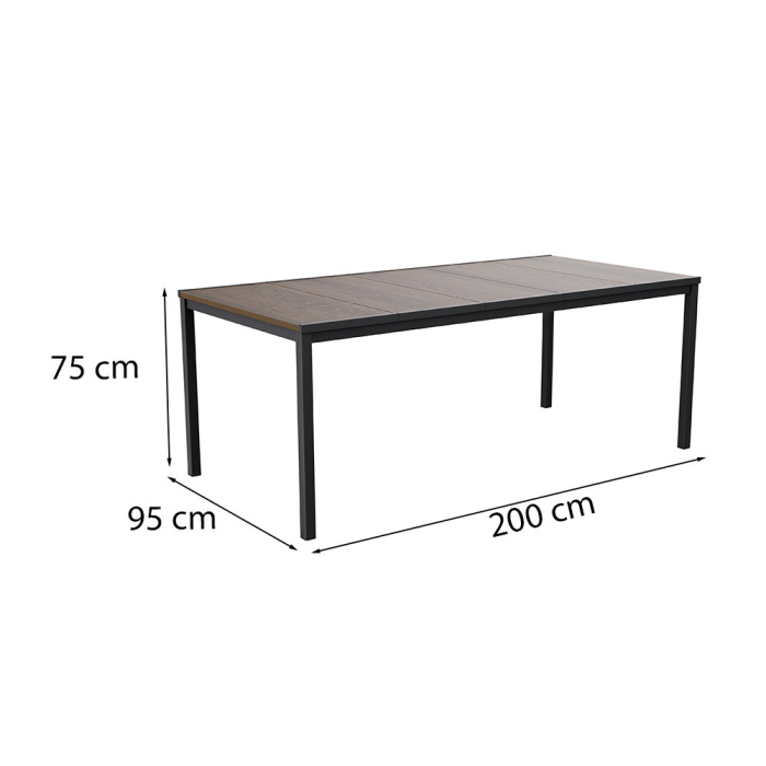 Curver Masă de grădină din plastic Porto 200 [3]