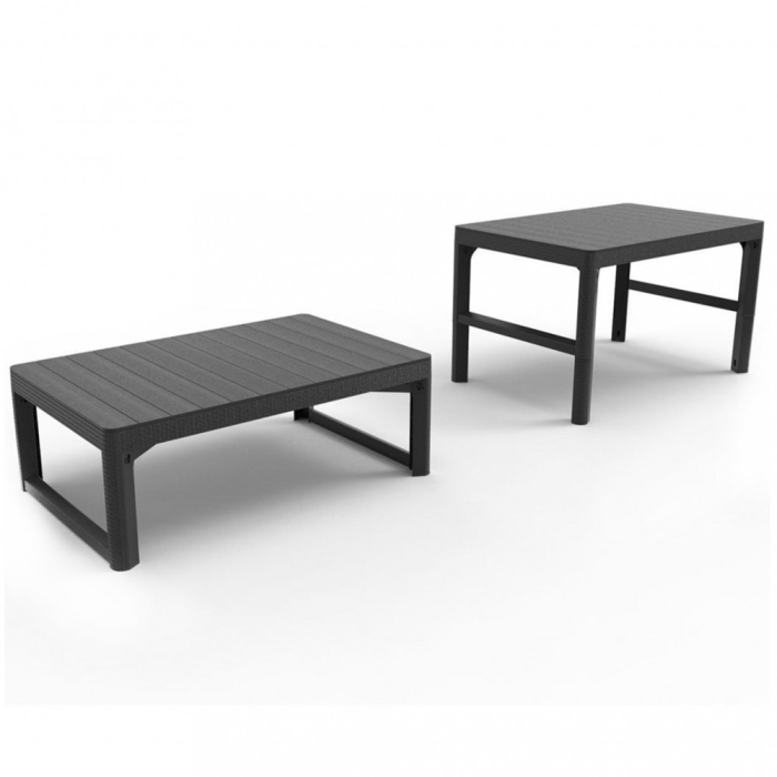 Curver Masă de grădină din ratan Lyon [2]