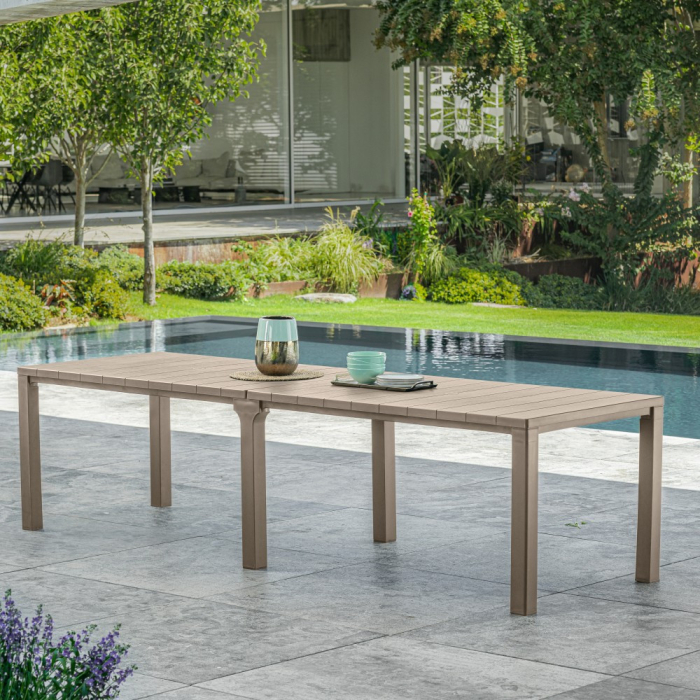 Curver Masă dublă de grădină din plastic Julie [4]