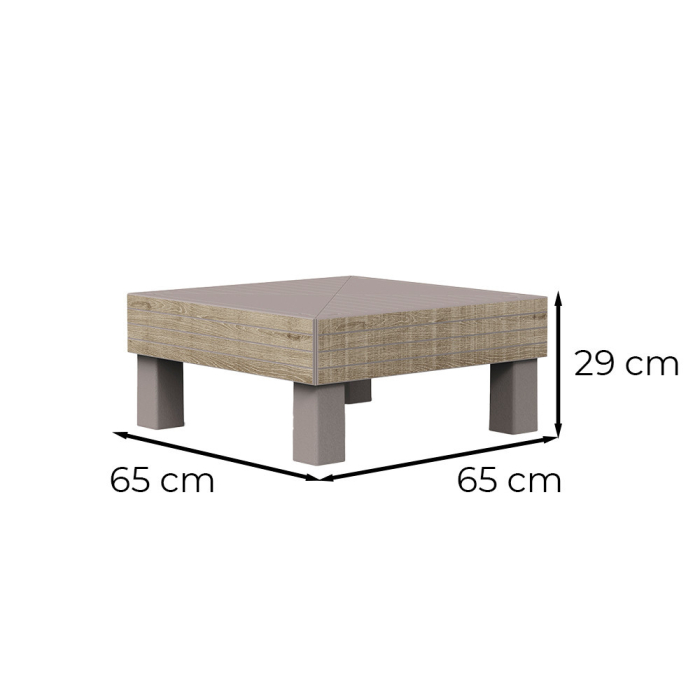 Curver Masă Elements Signature fără pernă frasin [3]