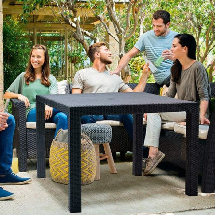 Curver Masă Melody Quartet, culoare grafit [2]