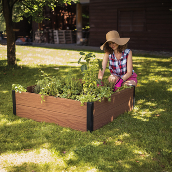 Curver Pat de flori pătrat de arțar [2]