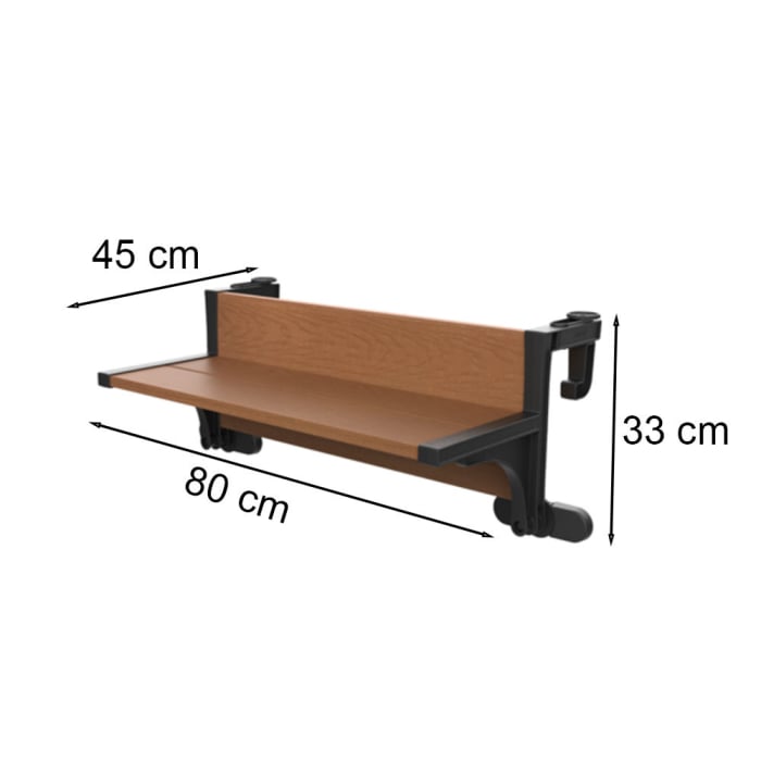 Curver Raft montat pe balustradă 80 cm [3]