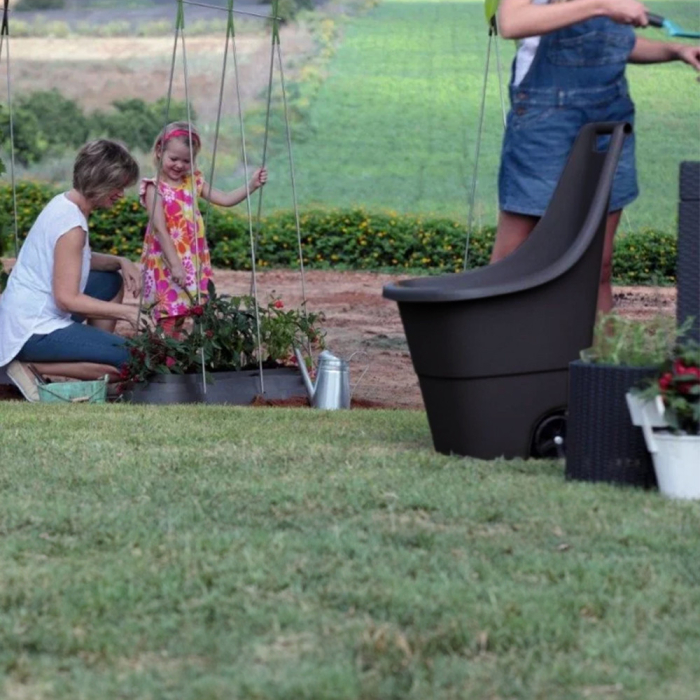 Curver Roabă de grădină din plastic Easy Go Breeze, 50 l [2]