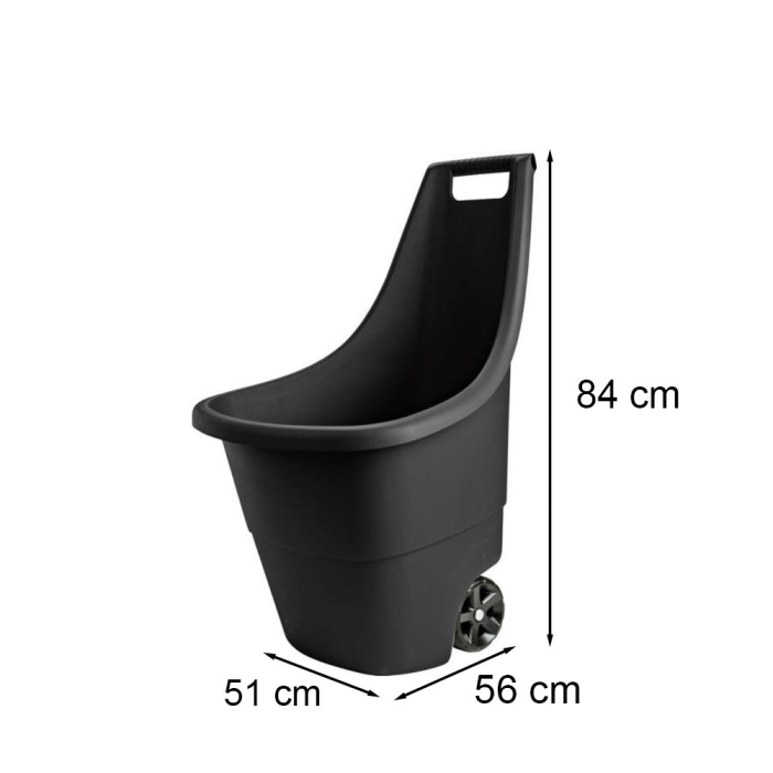 Curver Roabă de grădină din plastic Easy Go Breeze, 50 l [3]