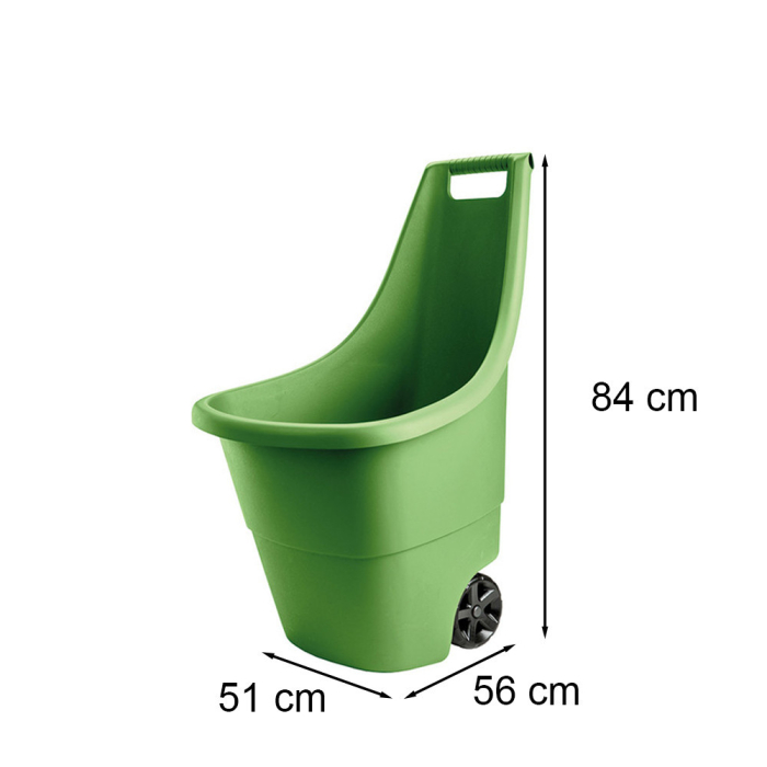 Curver Roabă de grădină din plastic Easy Go Breeze, 50 l [3]