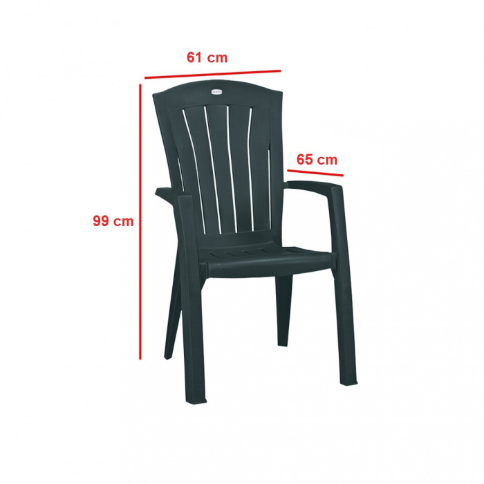 Curver Scaun de grădină din plastic Santorini [2]