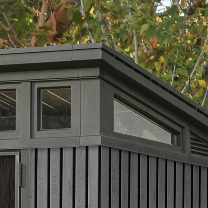 Curver Semnătură PENT 11x7 casă de grădină din plastic Veneția gri [5]