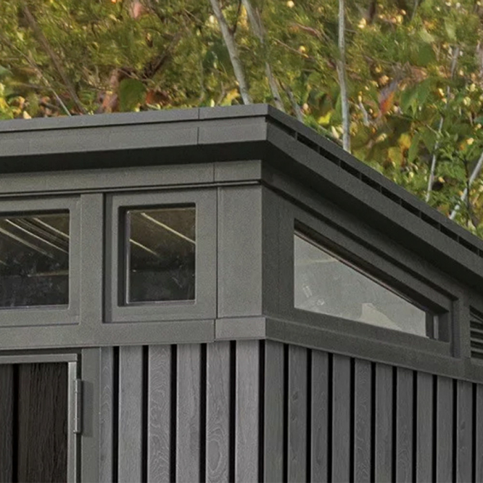 Curver Semnătură PENT 7x7 casă de grădină din plastic Veneția gri [4]