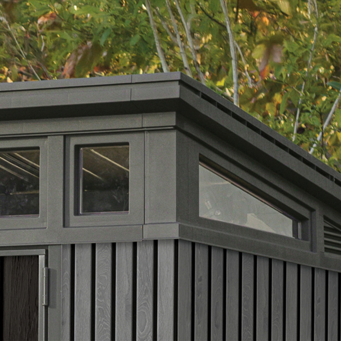 Curver Semnătură PENT 9x7 casă de grădină din plastic Veneția gri [5]
