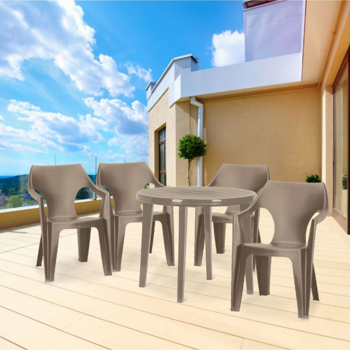 Curver Set de mobilier de grădină 4 în 1 Lisante [4]