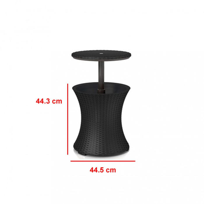 Curver Set de mobilier de grădină Alabama Party în culoarea grafit [3]