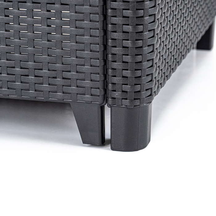 Curver Set de mobilier de grădină Claire III cu 6 locuri și masă Orlando, grafit [9]