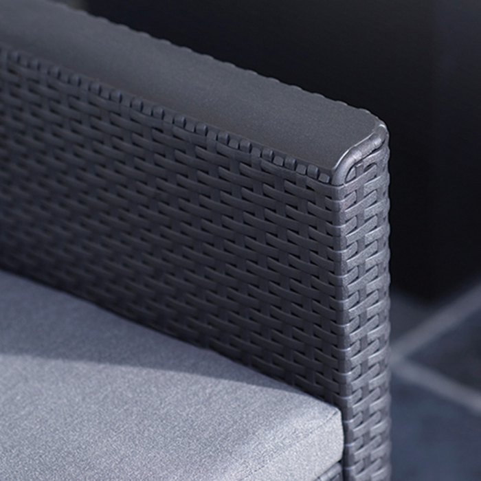 Curver Set de mobilier de grădină Claire IV cu 6 locuri și masă de depozitare Vigo [9]