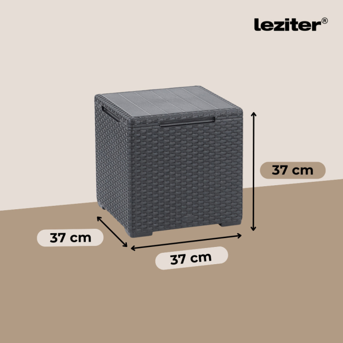 Curver Set de mobilier de grădină Claire IV cu 7 locuri și masă de depozitare Vigo [4]