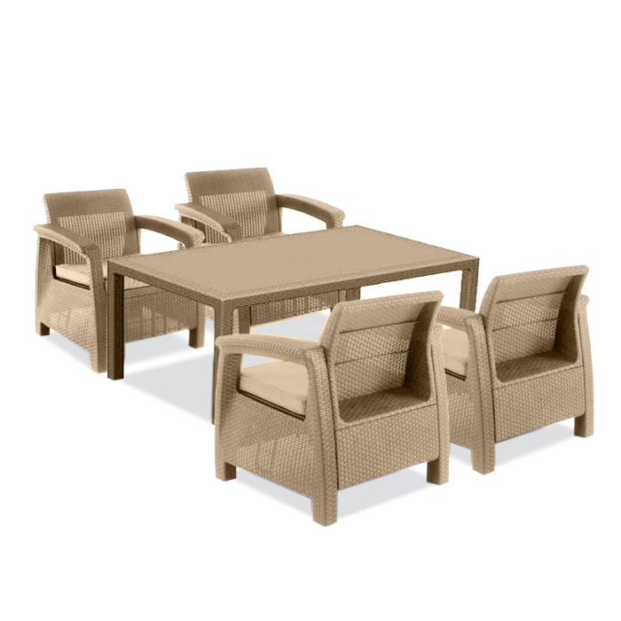 Curver Set de mobilier de grădină Corfu Duo cu masă Melody [2]