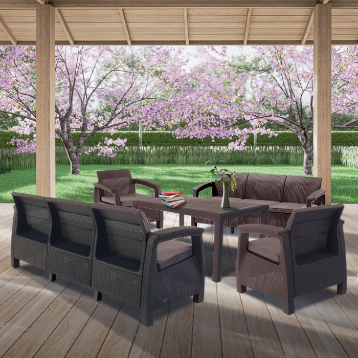 Curver Set de mobilier de grădină Corfu Love Max Duo cu masă Melody [3]