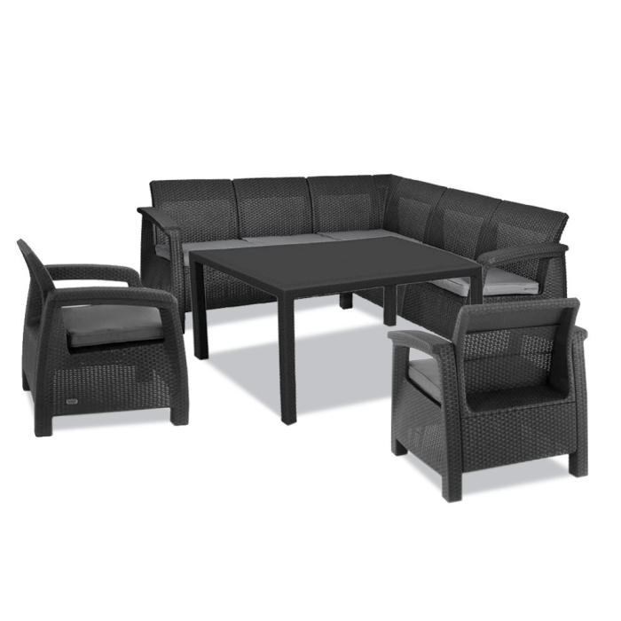 Curver Set de mobilier de grădină Corfu Relax duo cu masă melodică [2]