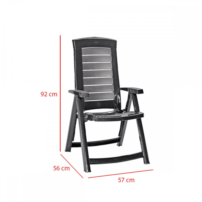 Curver Set de mobilier de grădină Elba 4+1, alb [4]