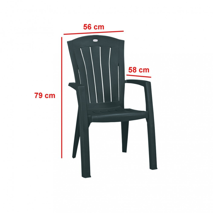 Curver Set de mobilier de grădină Eltorini 6+1 verde [2]