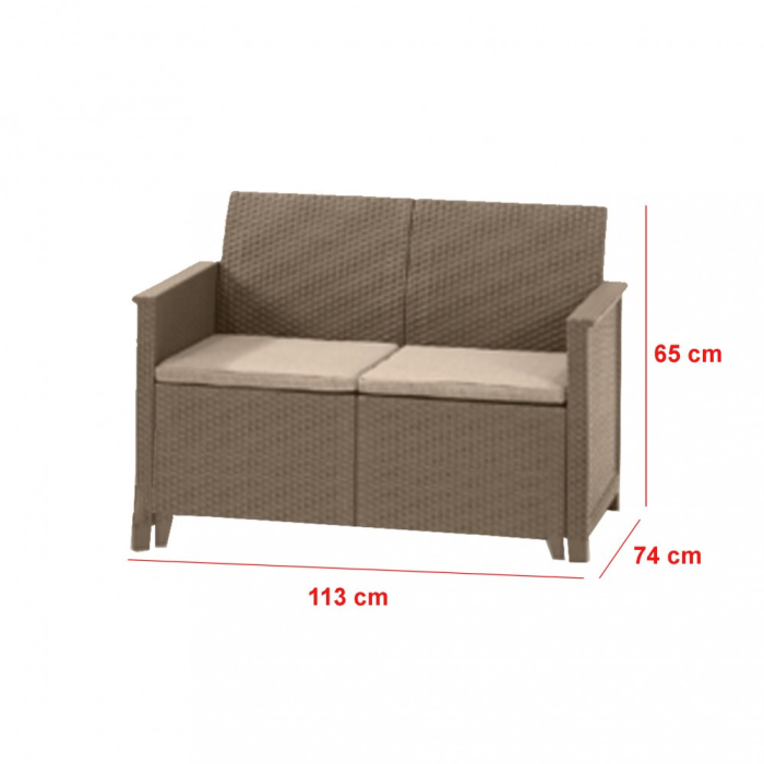 Curver Set de mobilier de grădină Emma, format din 2 piese [3]