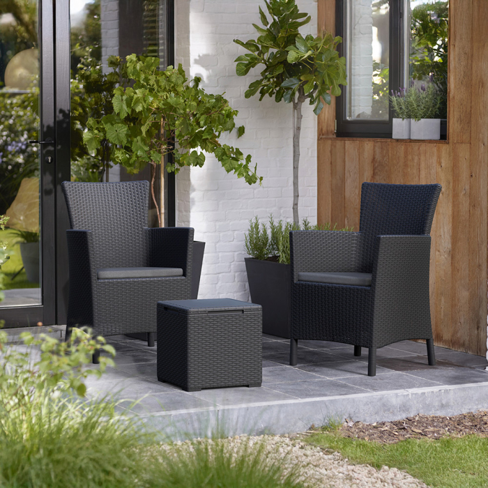 Curver Set de mobilier de grădină Iowa Balcony Essentials cu masă Vigo [2]