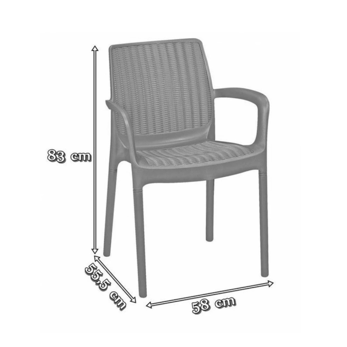 Curver Set de mobilier de grădină Jubali cu 10 locuri [6]