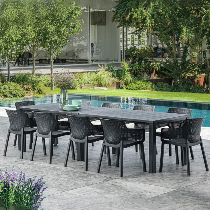 Curver Set de mobilier de grădină Jueva cu 10 locuri [7]